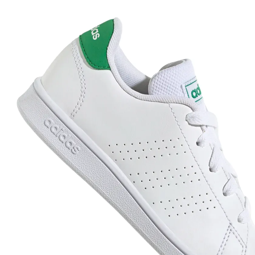 Adidas Advantage GY6995 white-green boys' sneakers shoe