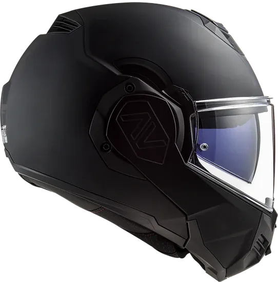 Advant Solid Modular Motorcycle Helmet W/ SunShield Matte Noir