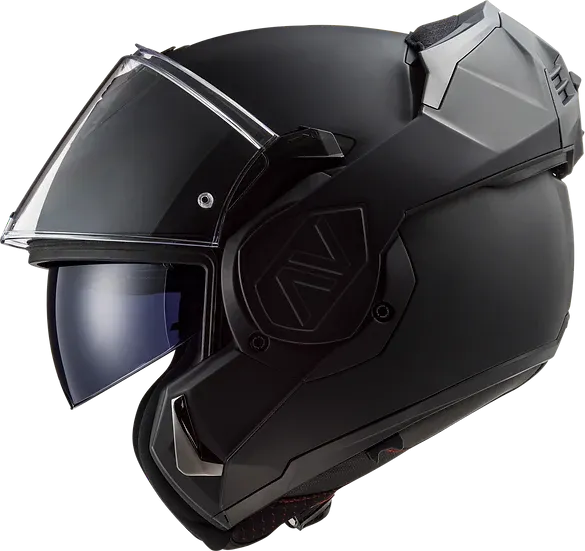 Advant Solid Modular Motorcycle Helmet W/ SunShield Matte Noir