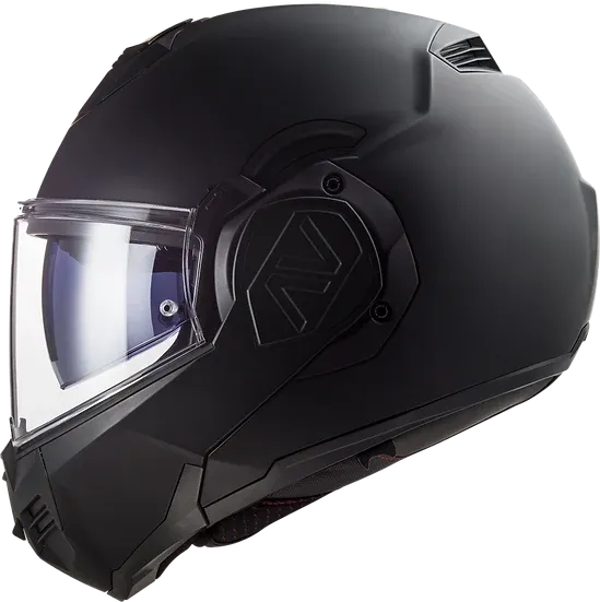 Advant Solid Modular Motorcycle Helmet W/ SunShield Matte Noir