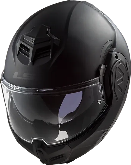 Advant Solid Modular Motorcycle Helmet W/ SunShield Matte Noir