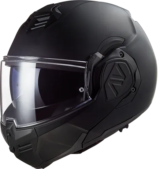 Advant Solid Modular Motorcycle Helmet W/ SunShield Matte Noir