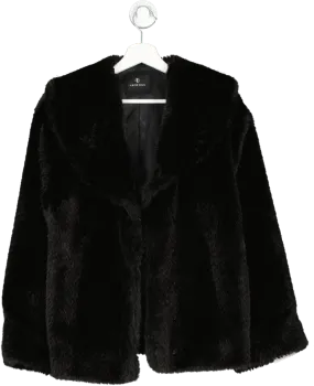 Anine Bing Black Hilary Faux-fur Jacket UK S