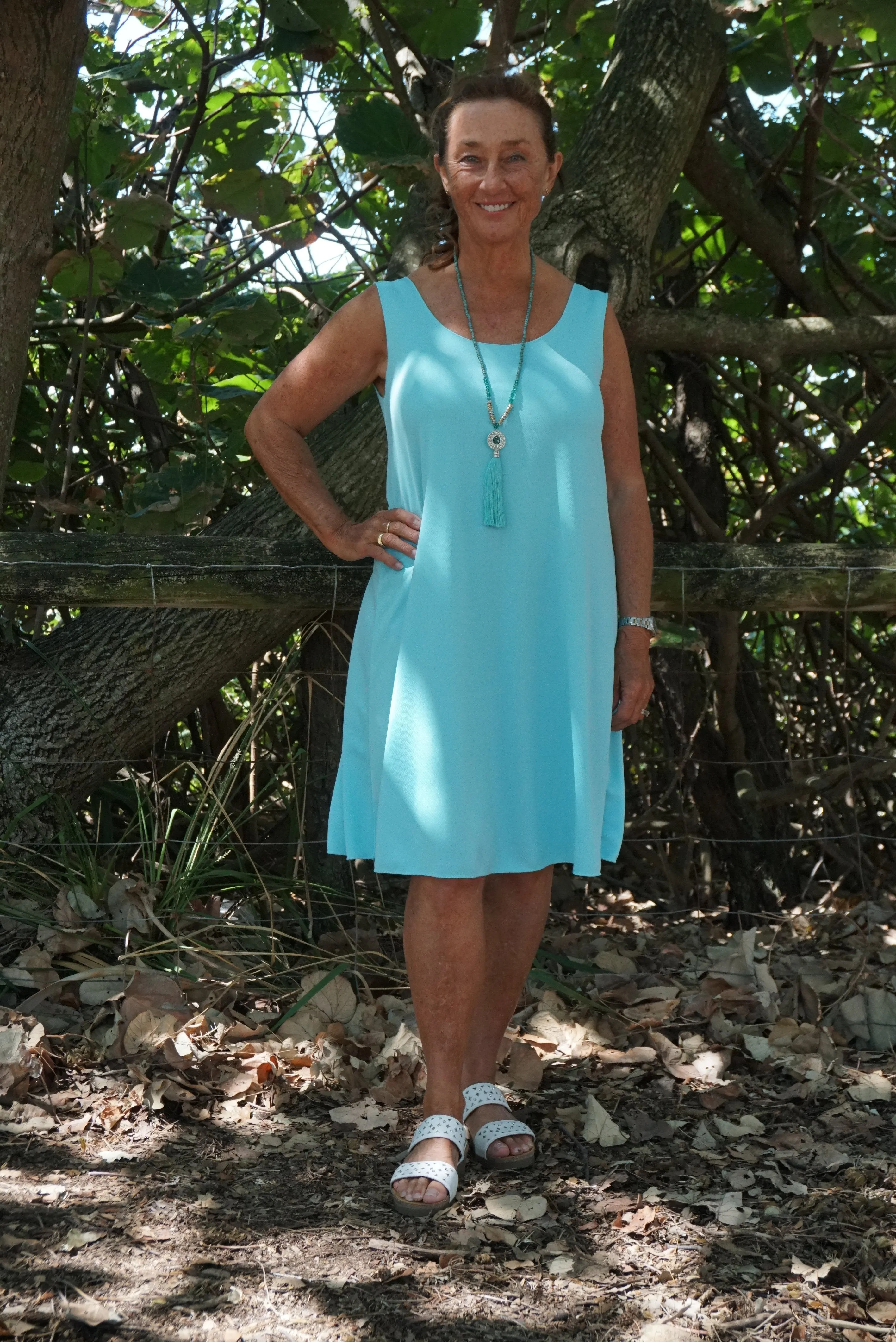 Aqua Activewear Jersey Sleeveless Dress