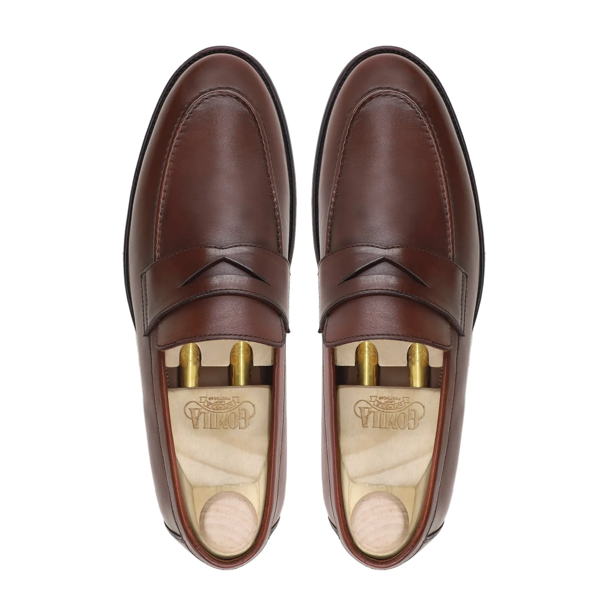 Ashly - Men's Brown Calf Leather Loafer