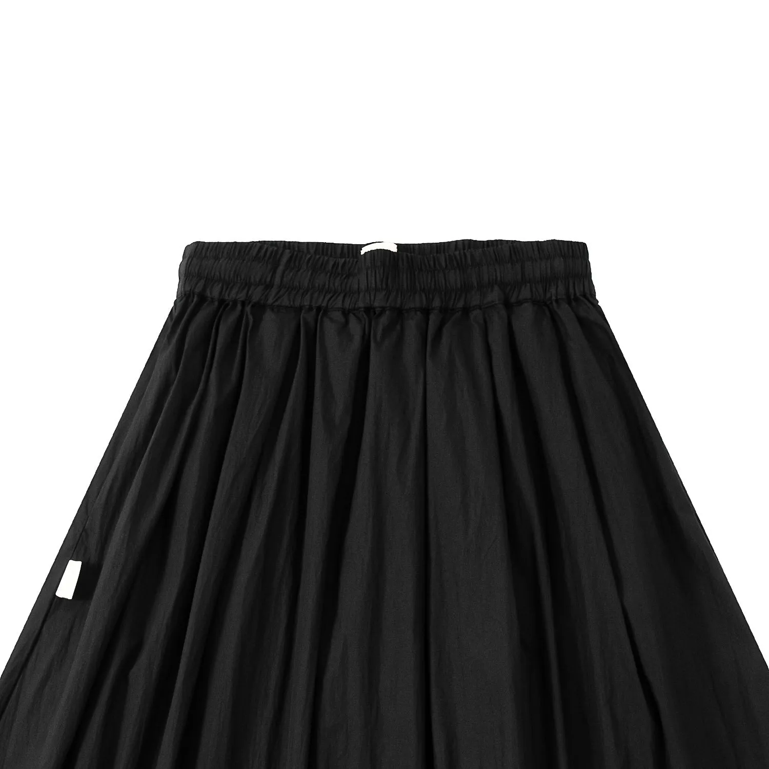 A[S]USL KIDS COTTON NYON FLARE SKIRT-BLACK