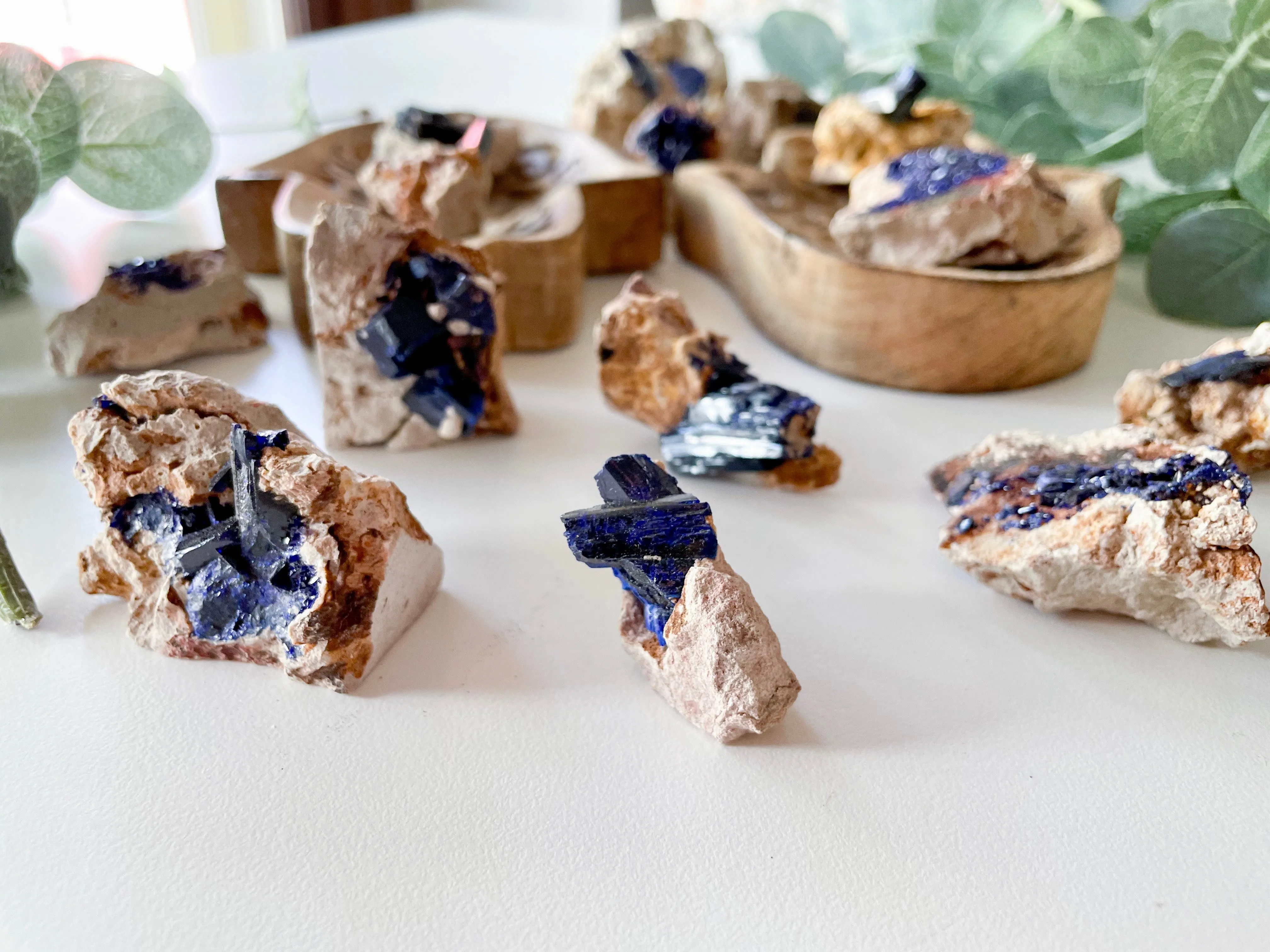 Azurite Raw with Matrix || Grade A || Morocco