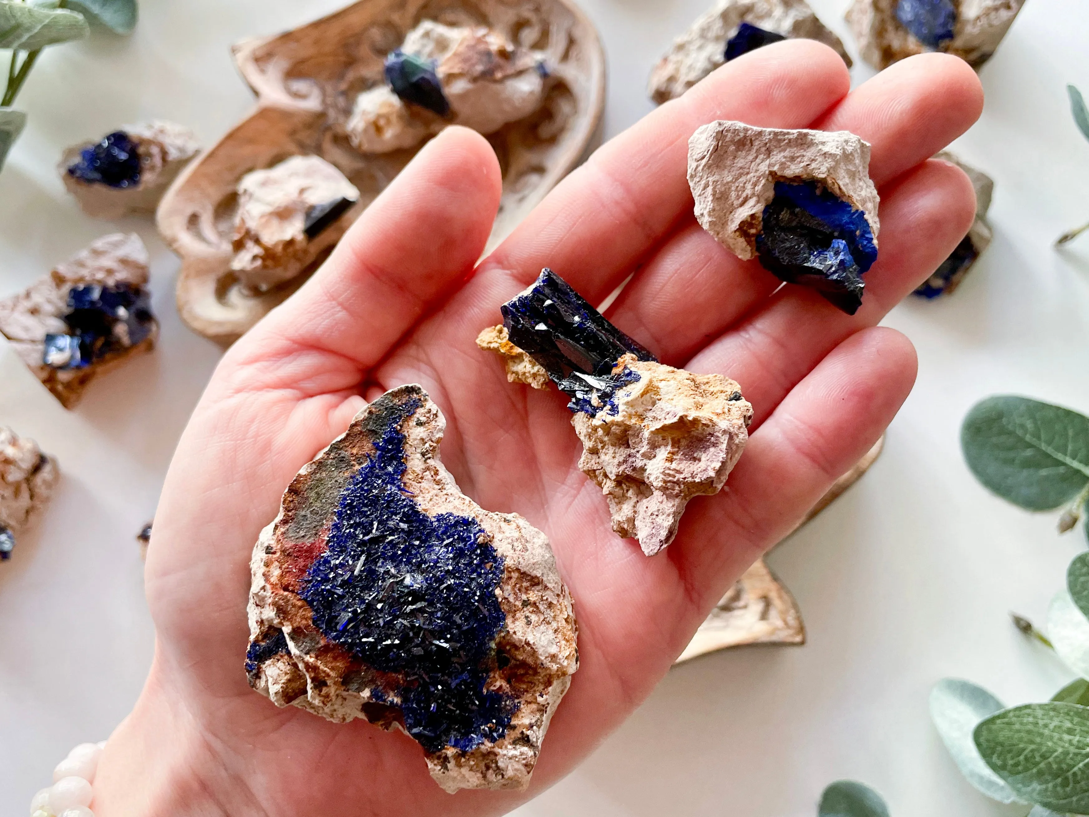 Azurite Raw with Matrix || Grade A || Morocco