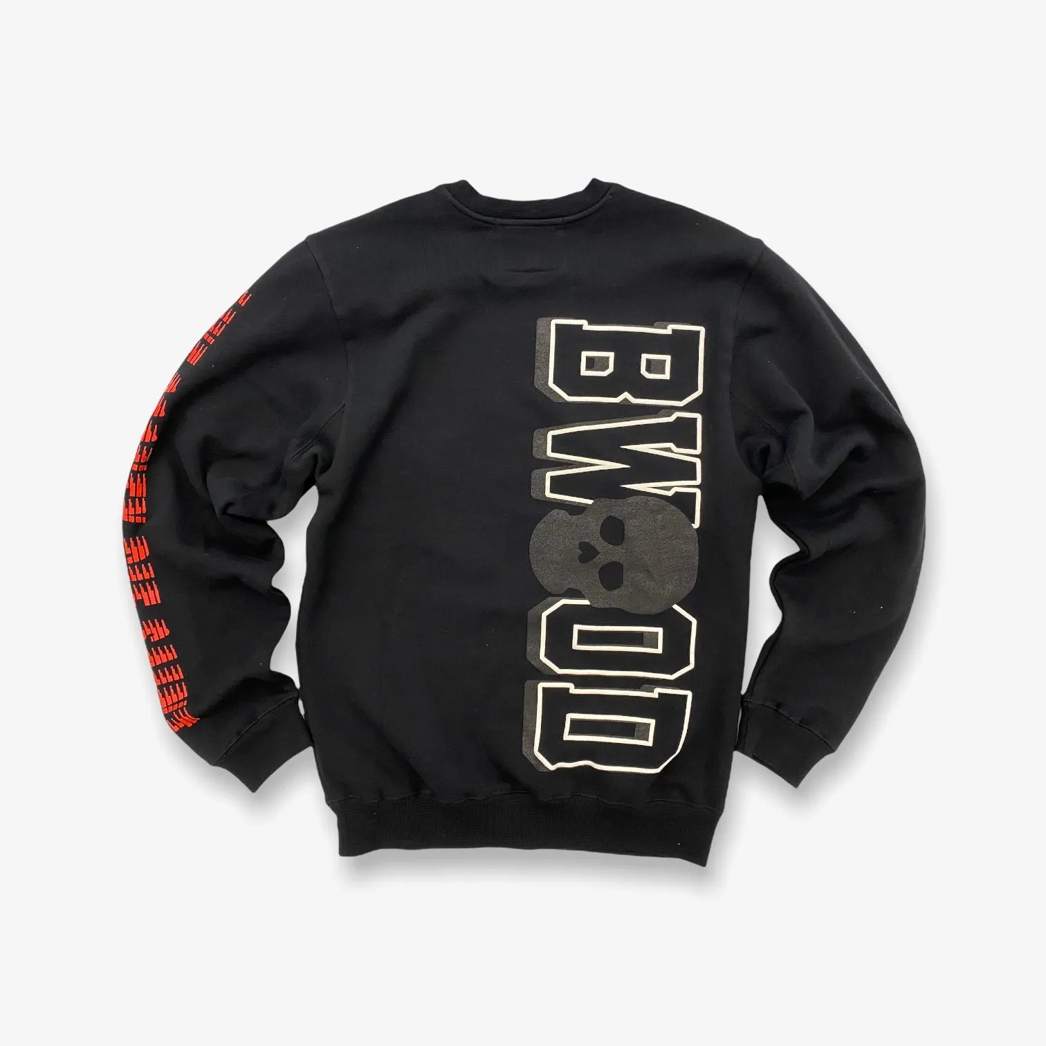 B Wood Have A Devious Day Crewneck Black