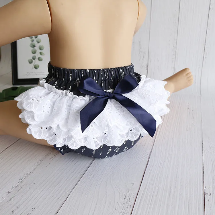 Baby Girls Bow Print Shorts