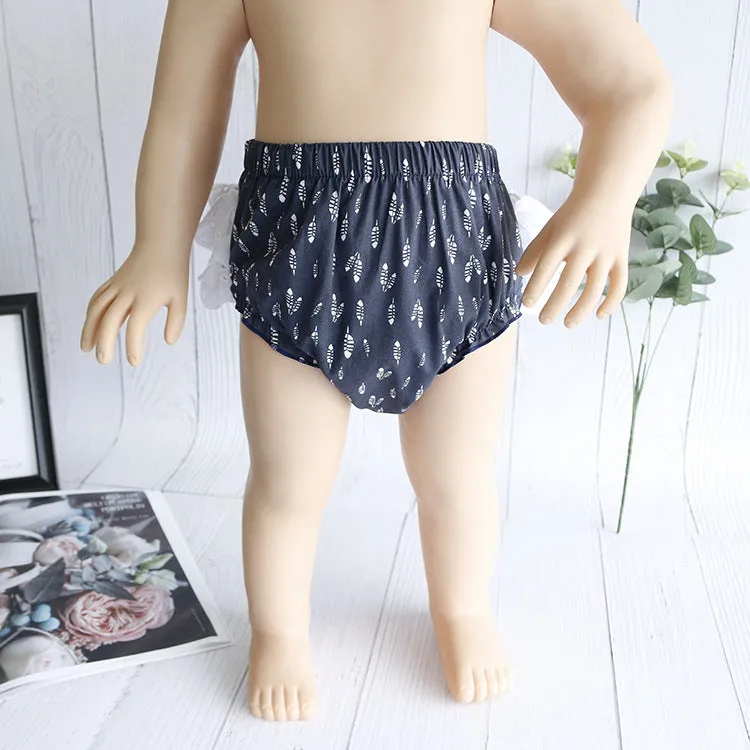 Baby Girls Bow Print Shorts