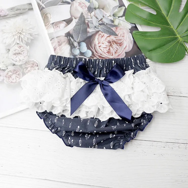 Baby Girls Bow Print Shorts