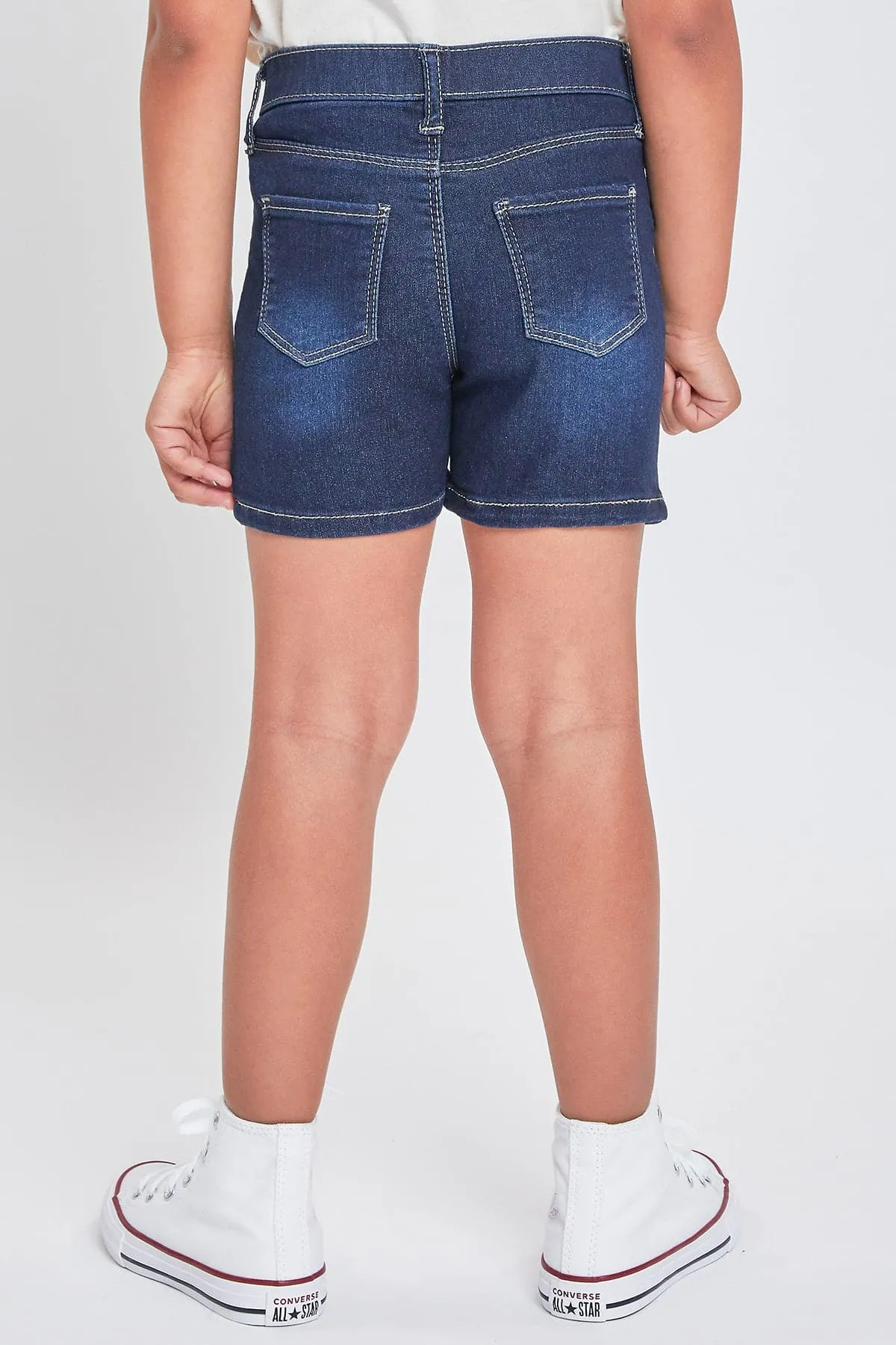 Baby Girls Pull On Denim Shorts