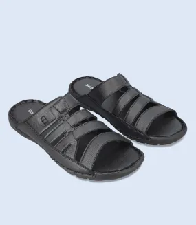 BM5527-BLACK-Men Slipper