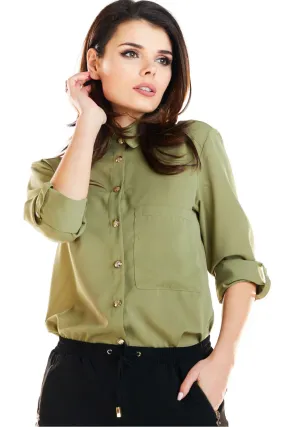 Camicia a manica lunga  model 129922 awama