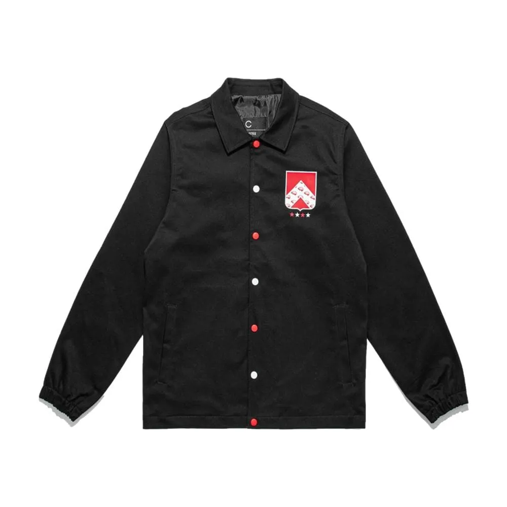 CLOT TEE BADGE COACH JACKET-BLACK