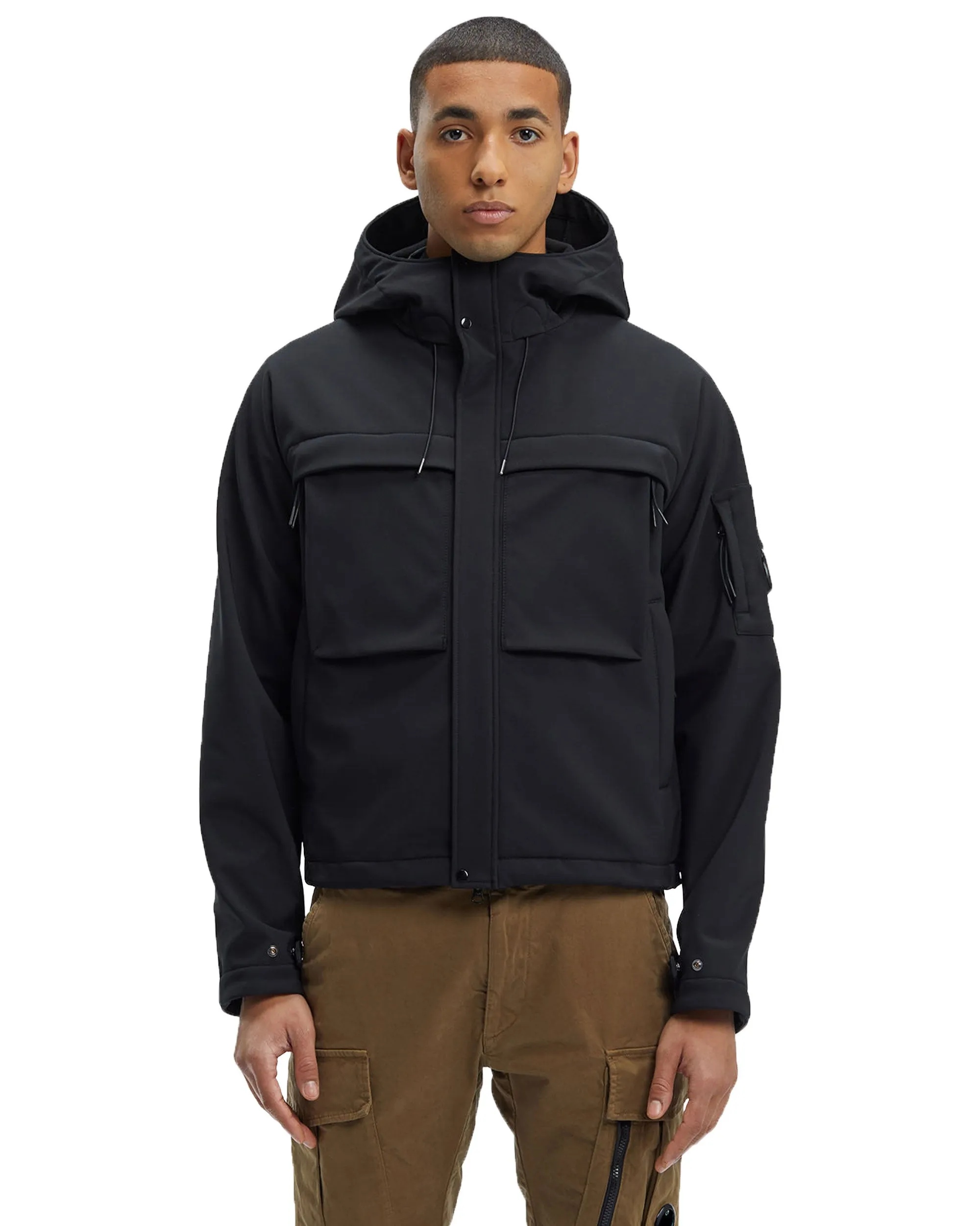 CP Company C.P. Shell-R Hooded Jacket Nero