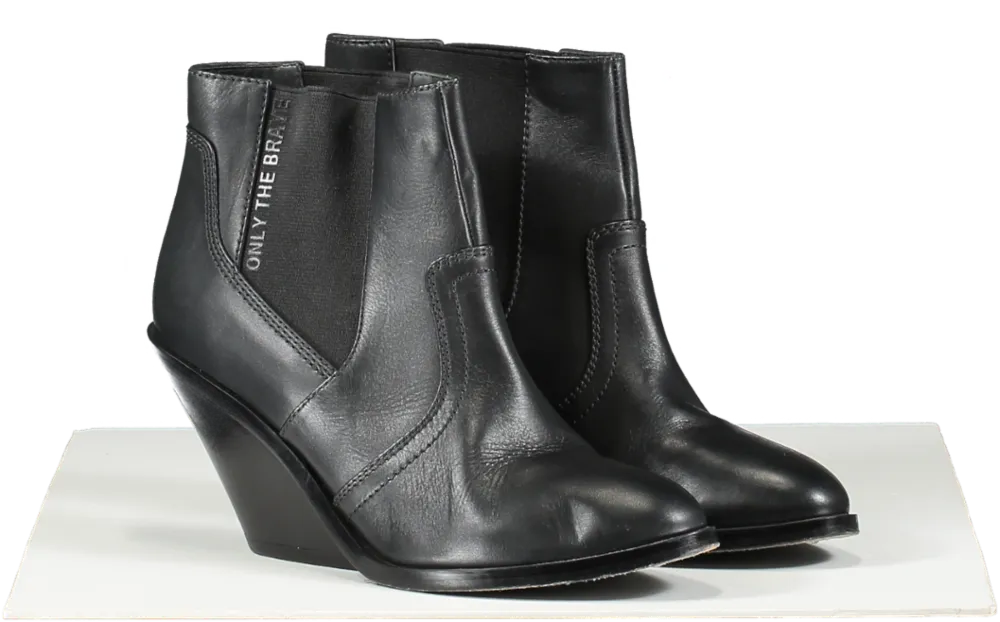 Diesel Black D-flamingo Cb - Cuban Heel Chelsea Boots UK 5 EU 38 👠