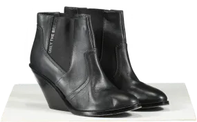 Diesel Black D-flamingo Cb - Cuban Heel Chelsea Boots UK 5 EU 38 👠