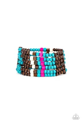 Dive into Maldives - Blue Paparazzi Bracelet