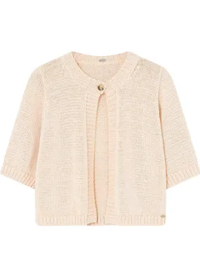 Gustav Trix S/S cardigan 53401 Sand