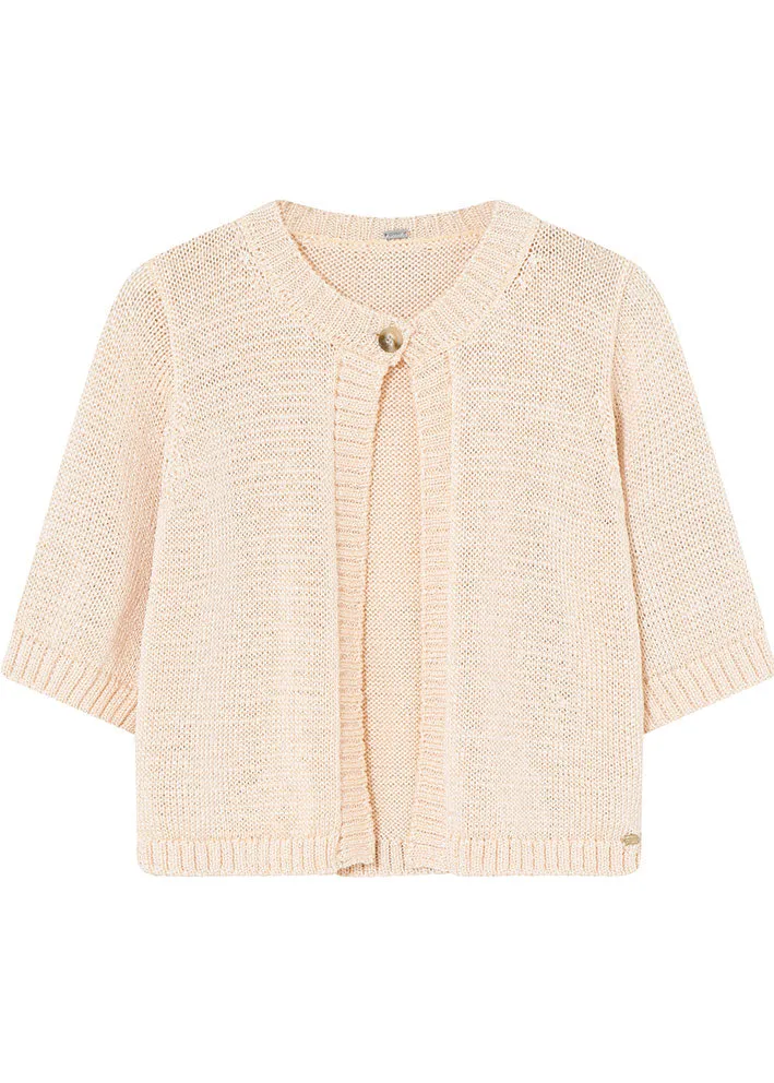 Gustav Trix S/S cardigan 53401 Sand