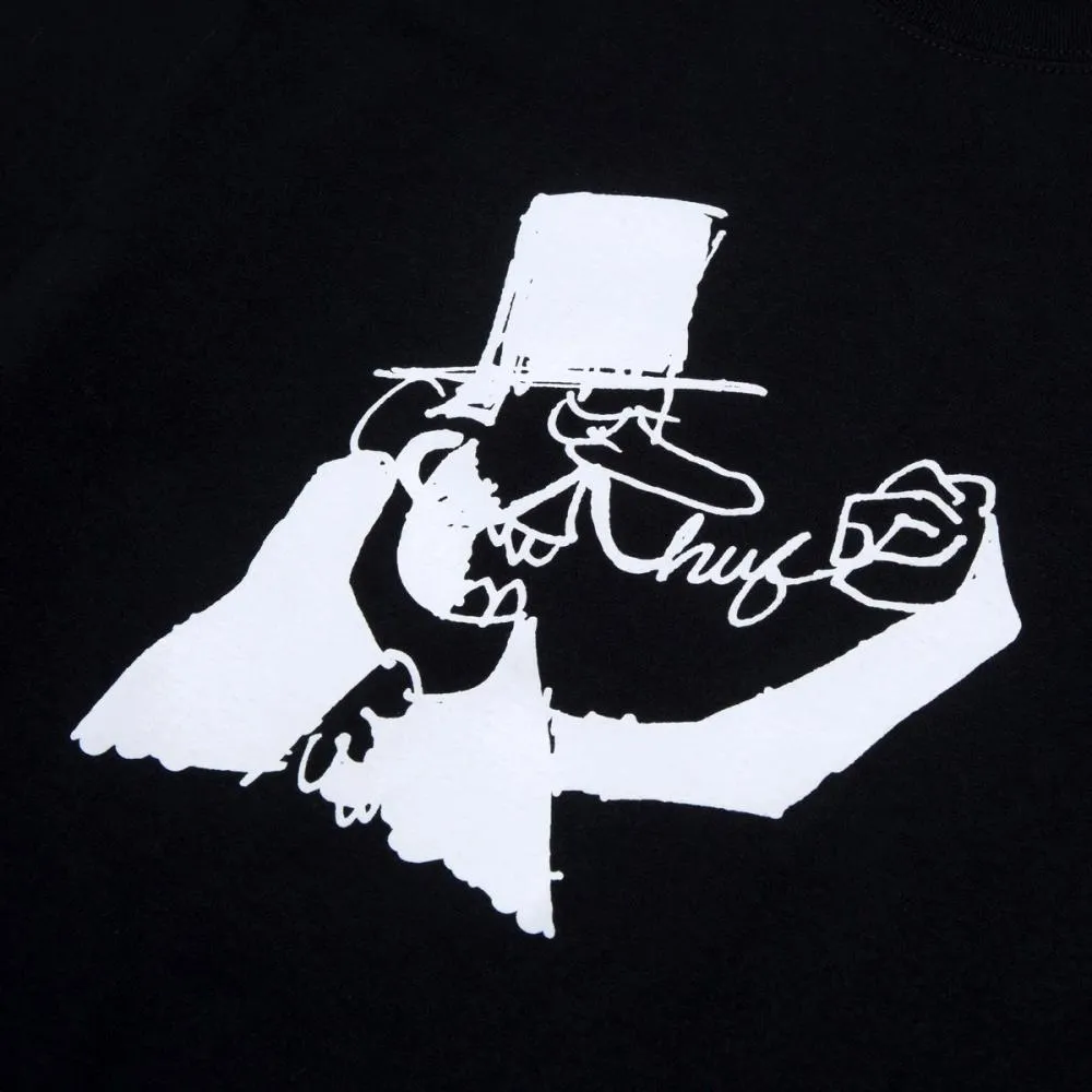 HUF DASTARDLY S/S TEE-BLACK