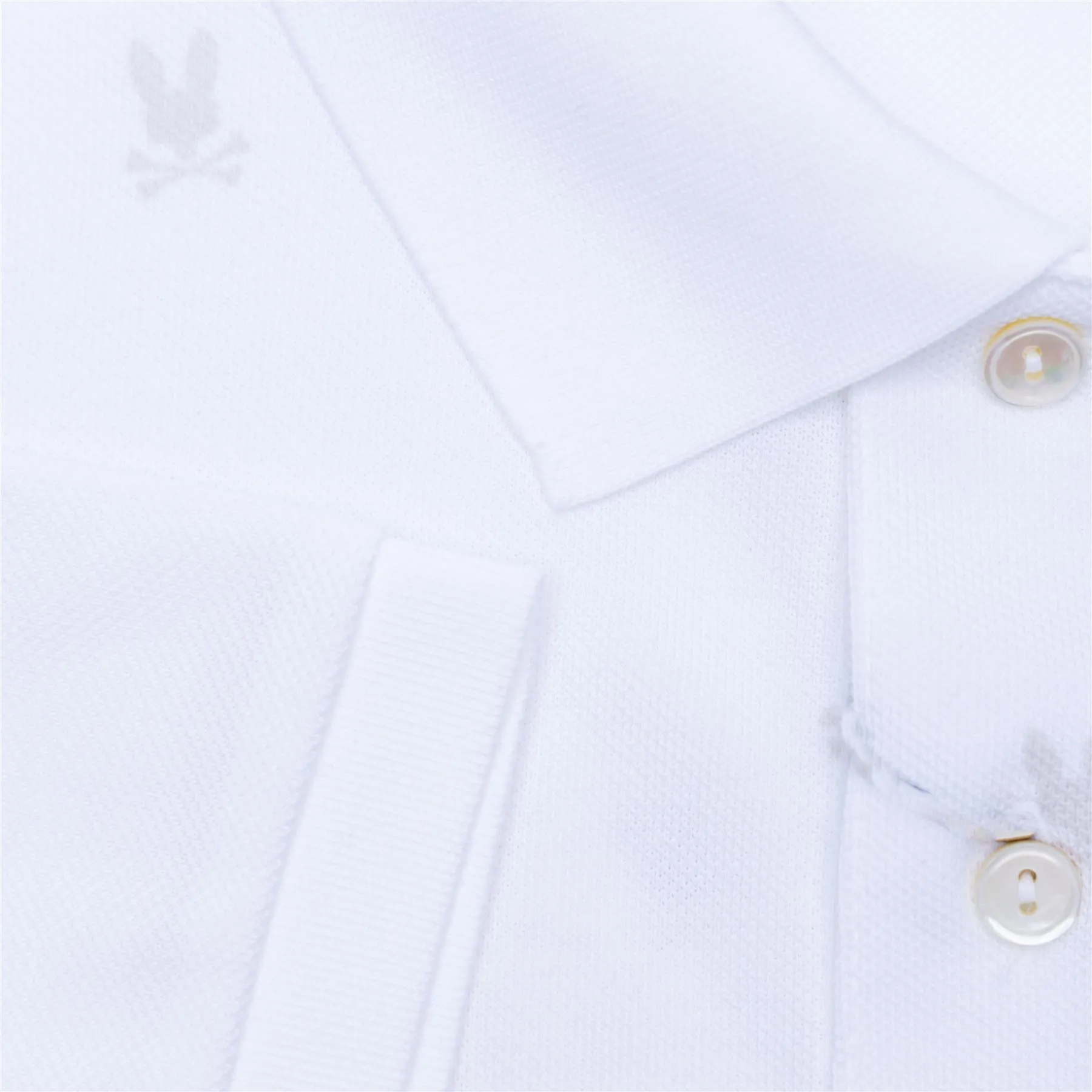 Lands Jersey Fashion Polo White - SS23