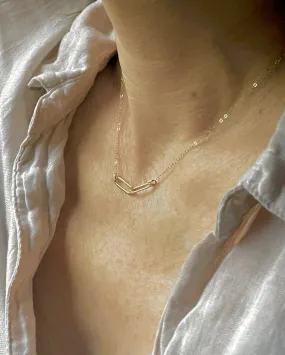 Linked Pendant Necklace