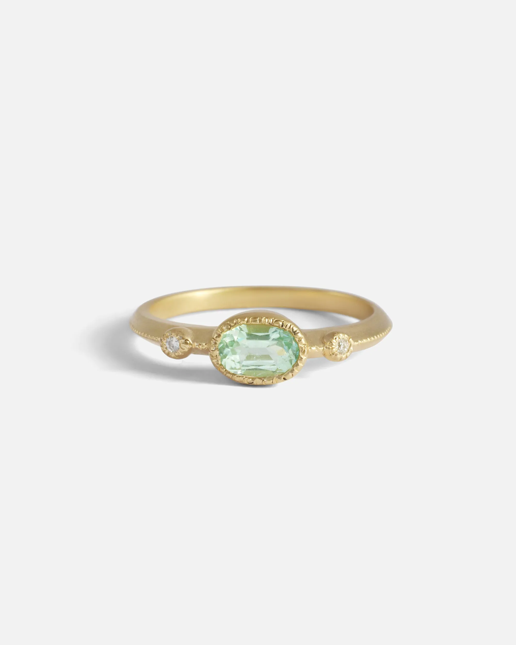 Melee 42 / Green Tourmaline Ring