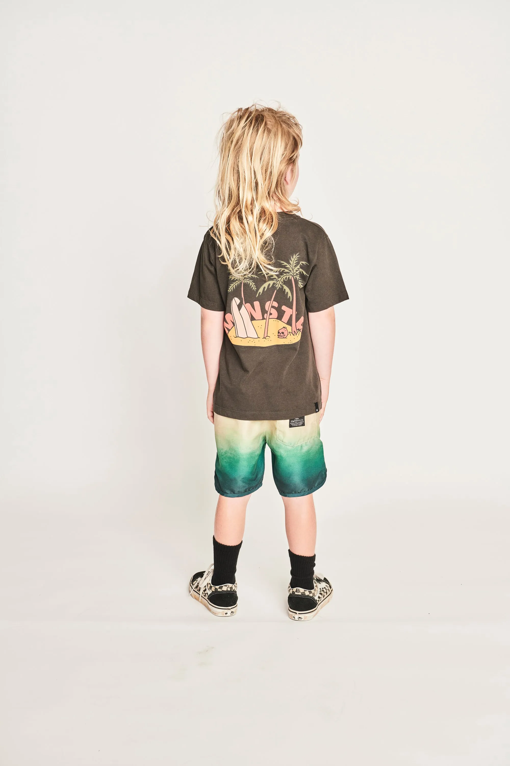 Munster Kids Munisland SS Tee - Soft Black