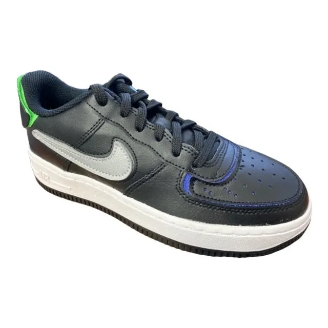 Nike boys' sneakers shoe Air Force 1 AF1/1 DH7341-001 black-silver