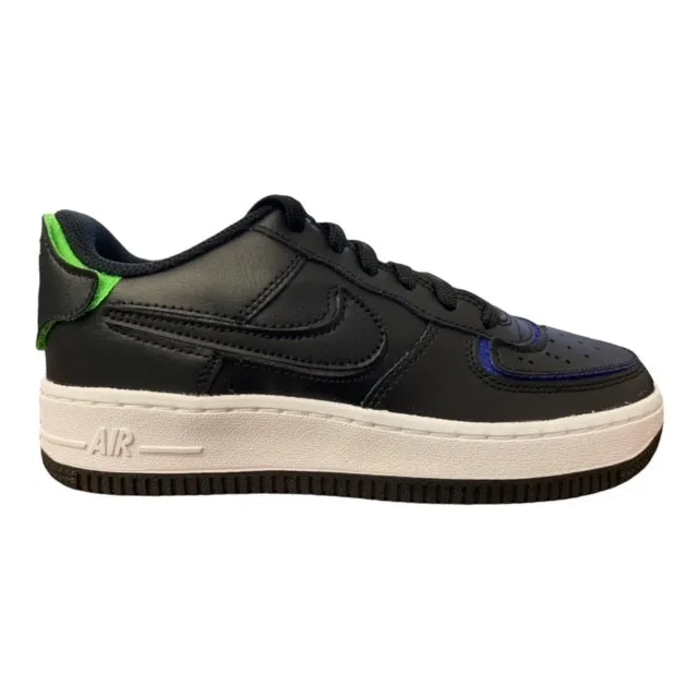 Nike boys' sneakers shoe Air Force 1 AF1/1 DH7341-001 black-silver