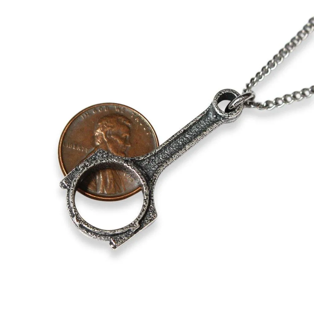 Piston Rod Pendant Necklace