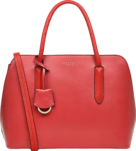 Radley London Red Coral Leather Medium Multiway Bag