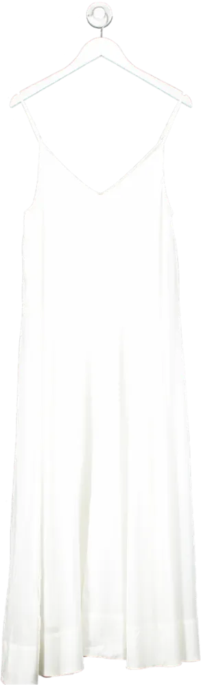 Reformation White Abene Dress UK S