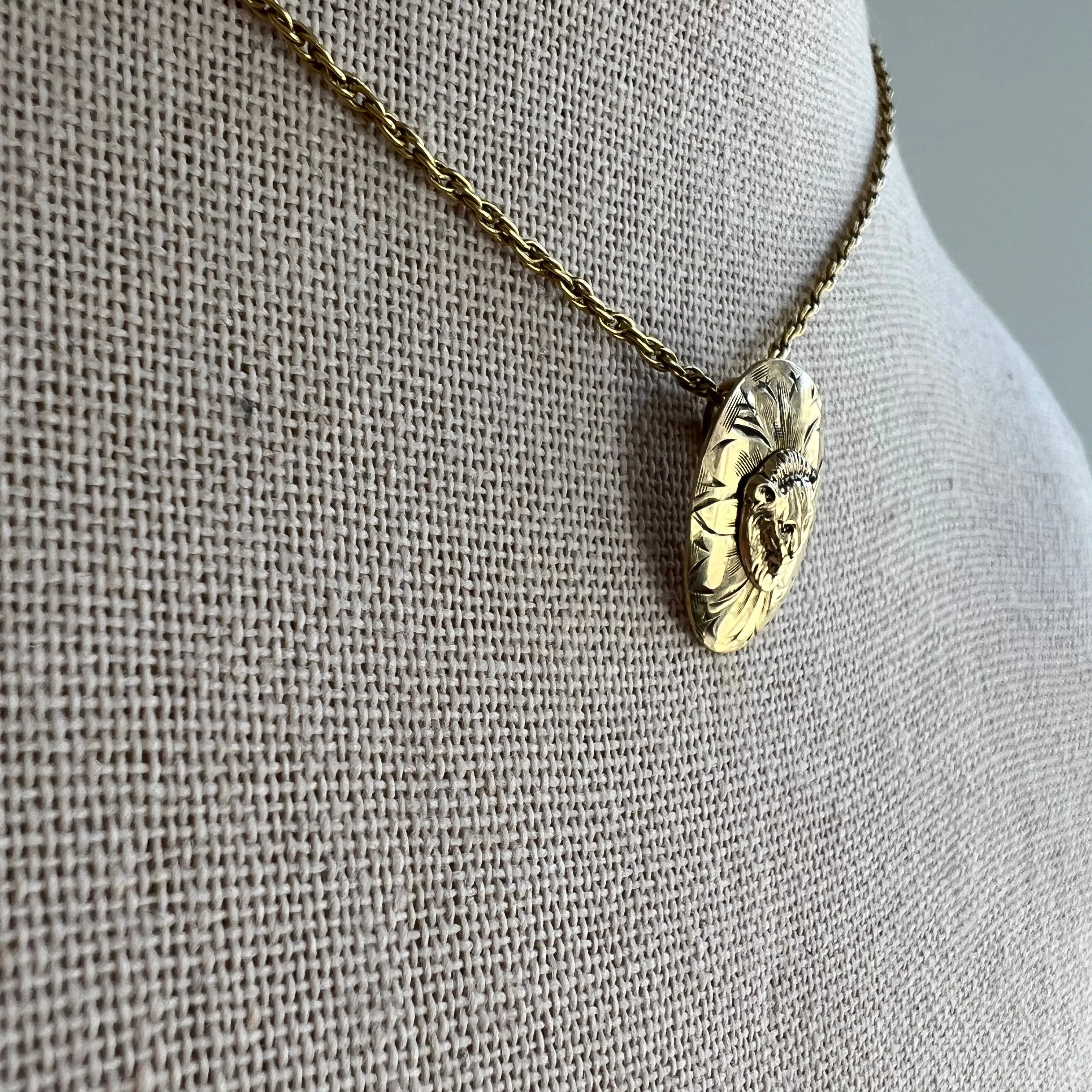 reimagined V I N T A G E // barely fierce / 10k and 14k cufflink conversion / a pendant