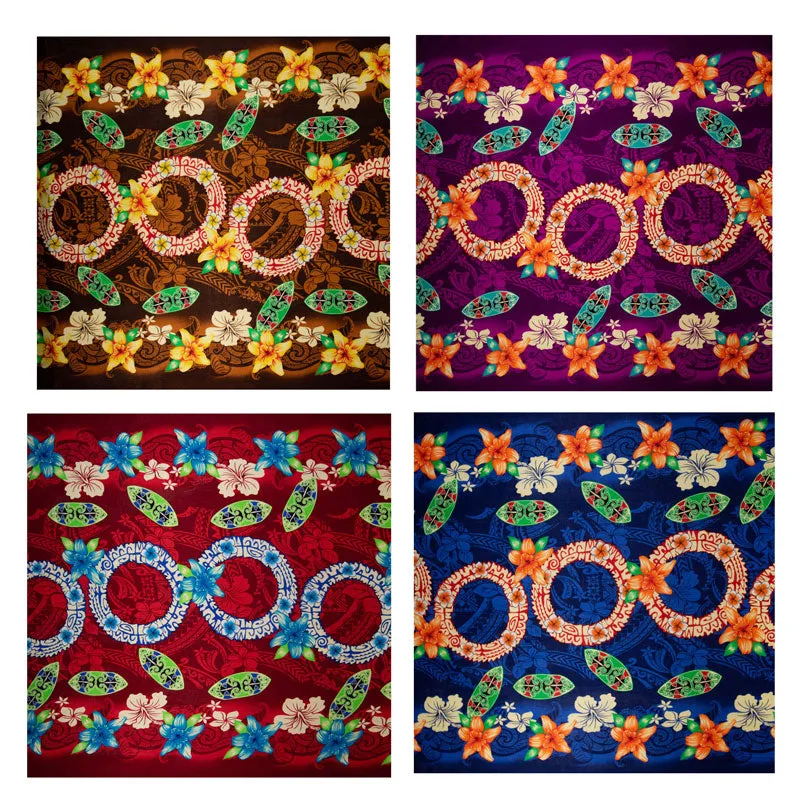 Rings of Polynesia Fabric | Rayon