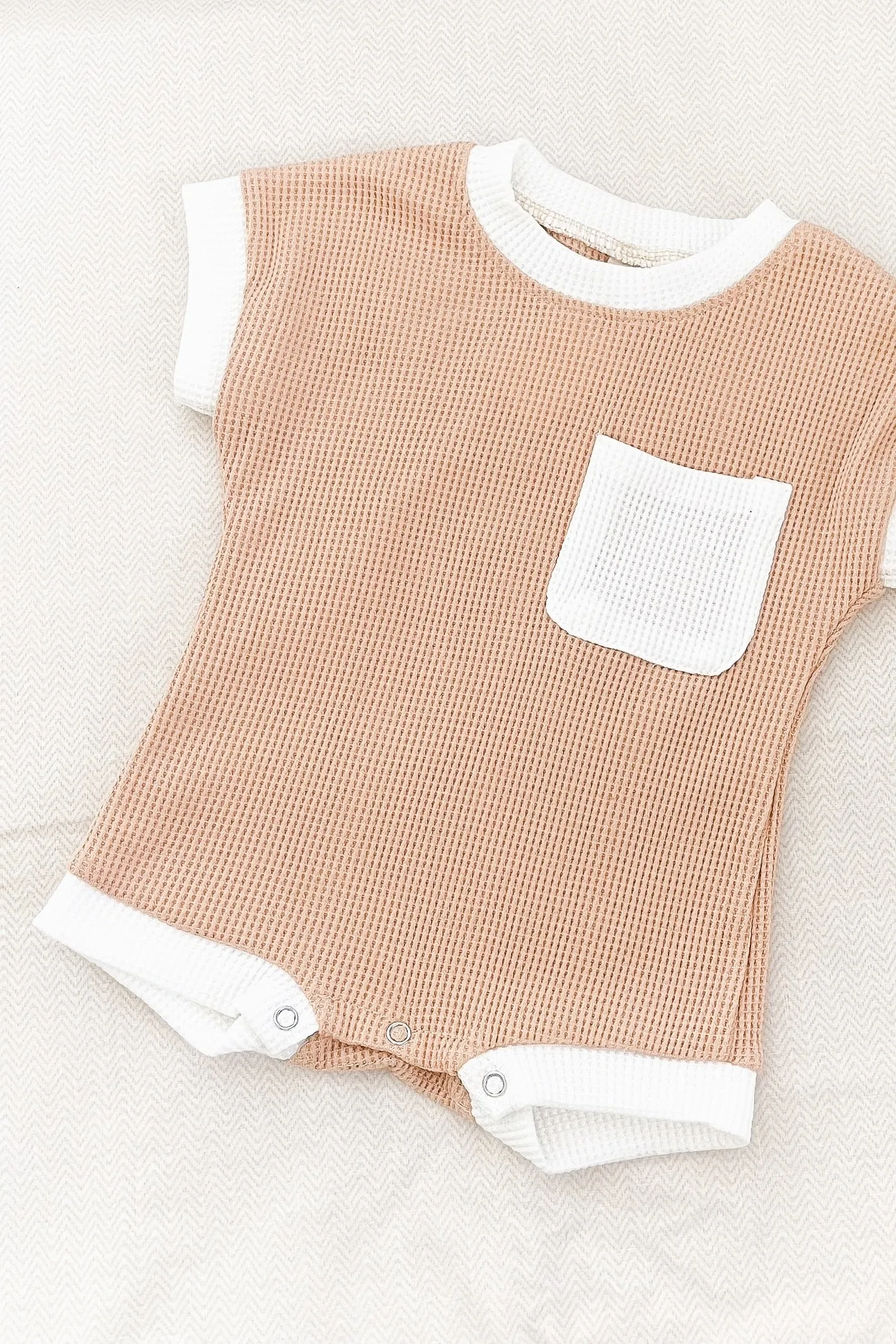 SWEET SPOT WAFFLE BODYSUIT / CLAY