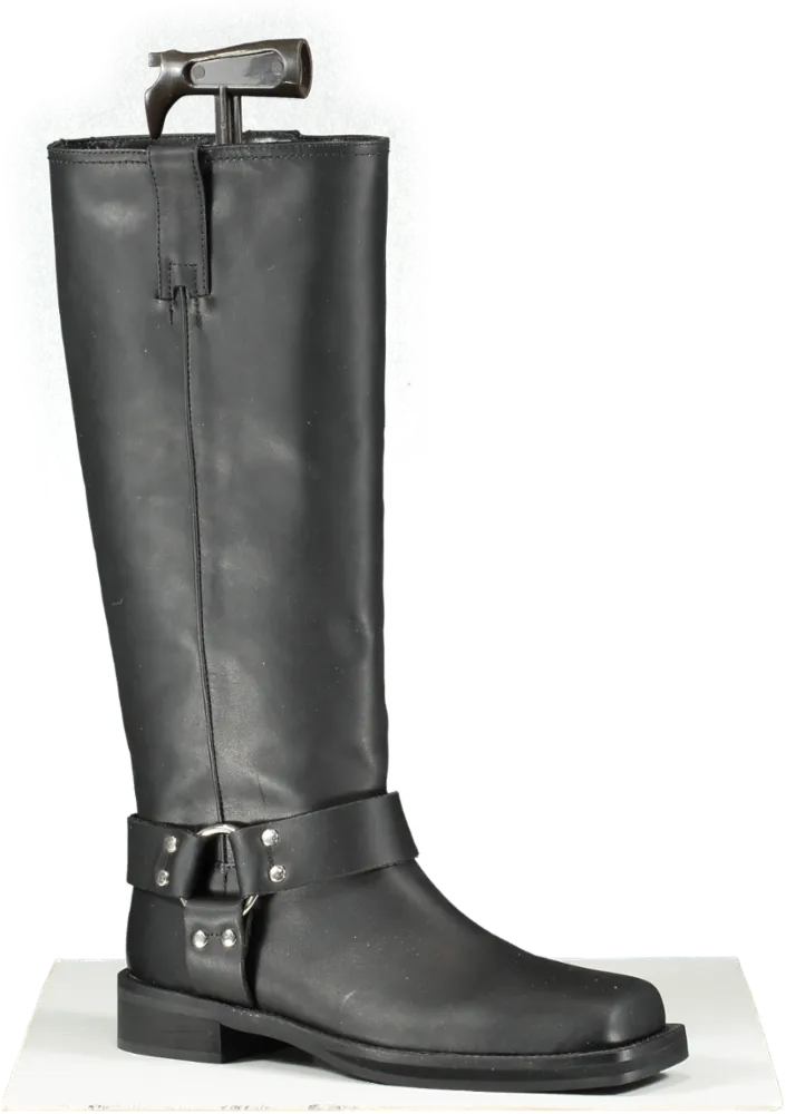 Tony Bianco Black Biker Boots UK 7 EU 40 👠