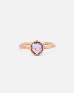 Vesta / Dark Purple Sapphire Ring