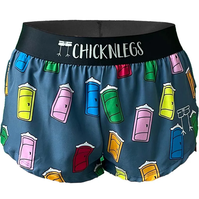 Women's Porta Potty 1.5" Split Shorts